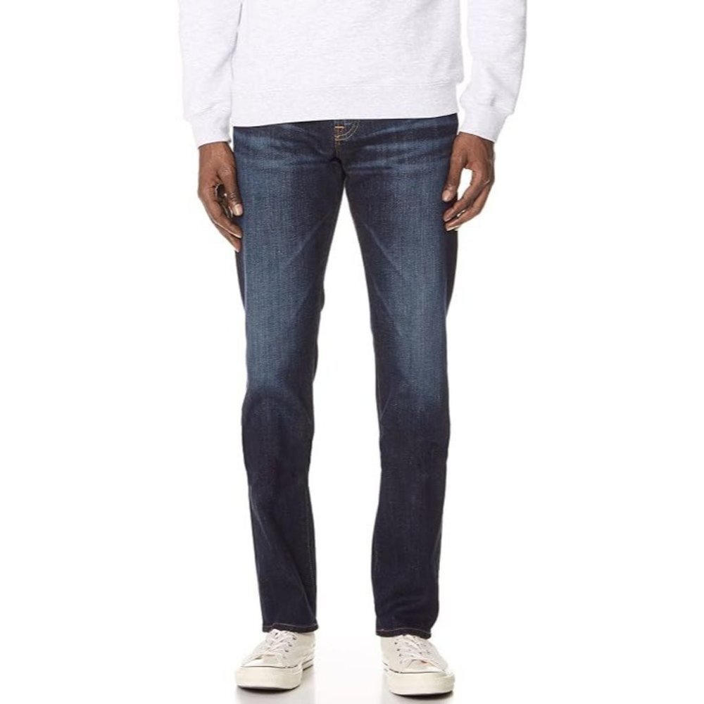 AG Adriano Goldschmied The Graduate Tailored Leg Pockets Denim Jeans Blue 31x34